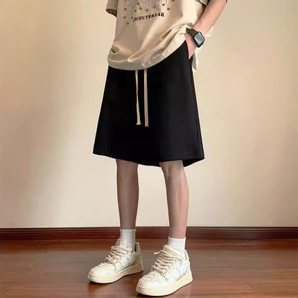 Joker casual pants men's and women's waffle breathable summer sports ball five beach pants tide foreign trade cross-border wholesale