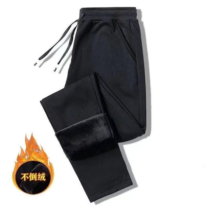 Autumn New Sports Pants Trousers Men's Sports Casual Straight Leg Loose Men's Sweatpants fleece-lined Trendy Wholesale Leg Pants