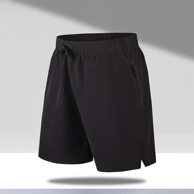 Men's Summer Quick-Dry Loose Five-Point Sports Casual Shorts Thin Cross-Border Ice Silk Beach Shorts Factory Direct Sale