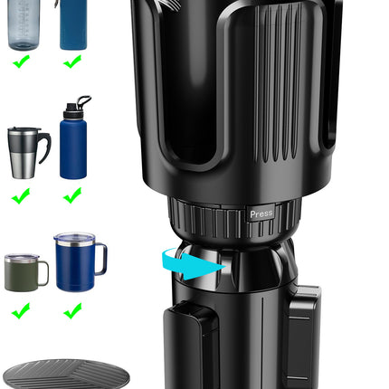 Car water cup holder multi-function central control two-in-one beverage cup holder kettle holder car mobile navigation