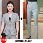 gray suit gray pants / S