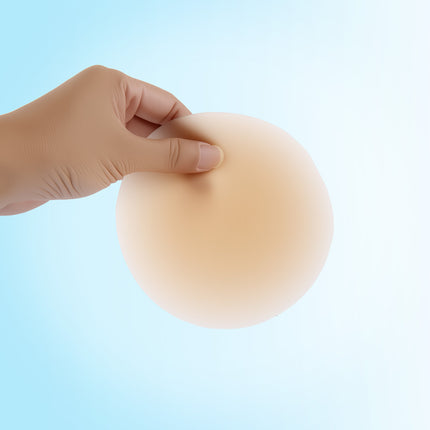 Cross-Border Large-Breasted People Only Supply 13.7cm Solid Silicone Latex Stickers to Prevent Bumps and Areola Head Stickers for Large Size Silicone Breasts