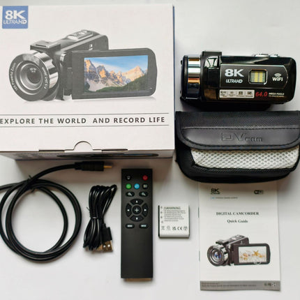 Cross-border 8KWIFI HD digital camera touch screen handheld automatic video travel wedding VLOG digital camera