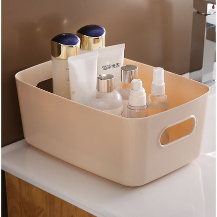 X5039 Desktop Storage Basket Cosmetics Storage Box Kitchen Drawer Miscellaneous Plastic Box Rectangular Organizer Box