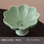 Standard / Lotus petal fruit plate--fruit green