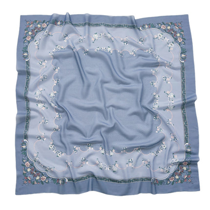 Cross-Border New Product Voile Print 110 Square Scarf Classic Lace Scarf Turban Malaysian Shawl