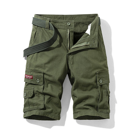 Summer Men's Fashionable Multi-Pocket Workwear Shorts Thin Casual Fashion 95555 Cross-Border for Amazon