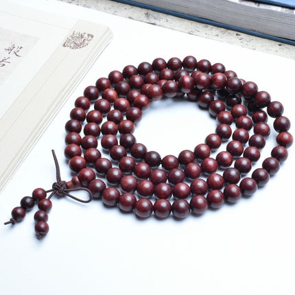 Venus Old Material Zambia Lobular Red Sandalwood Handheld Chain High Oil Mimi Buddha Bead String New Chinese Style Ornament for Men and Women