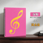 Deep Pink Note / 30 pages (can fit 60 sheets of paper)
