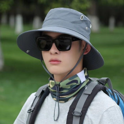 Anti-UV Cap Travel Camping Fisherman Hat Beach Wai Fishing Hat Sunshade Hat Outdoor Climbing Hat Men's Tide