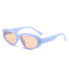 Jelly blue tea slices