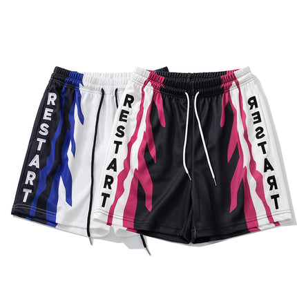 American Sports Shorts New Arrival Four-point Knee Trendy Men's Loose Basketball Training Running Quick-drying Breathable Sports Pants