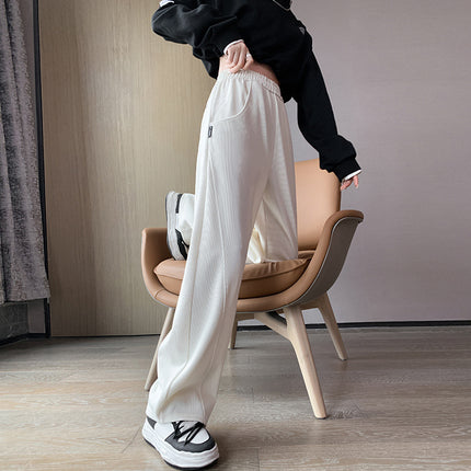 2025 High Street Plus Size Banana Pants Women's Spring & Fall Pants 2025 New High Waist Wide Leg Loose Slim Casual Straight Leg