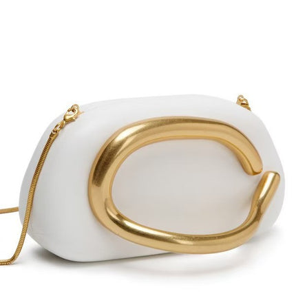 Cross-Border European and American Metal Box Small Square Bag, Versatile for Banquets, Mobile Phone Shoulder Bag, Crossbody Small Bag, Chain Crossbody Bag