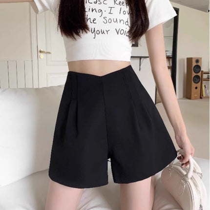 Shorts Women's Spring 2024 New plus size Pear-shaped Figure Pants High Waist Casual chubby girl Slimming Loose Pants