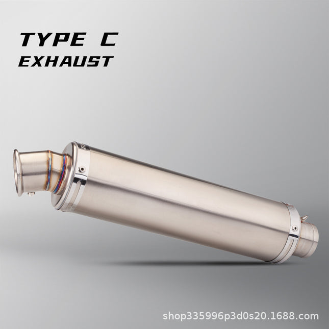 Motorcycle Modified Exhaust Pipe Z900 R3 Cbr650 S1000Rr Stb Stainless Steel Neutral Tail Section