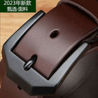 Big head black buckle brown / 120cm
