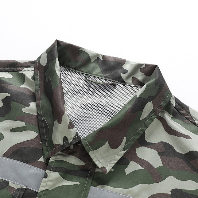 Summer Air-Conditioned Clothing, Sun-Protective Shirts with Fans, Workwear, Camouflage Clothing, Welding Work Shirts, Breathable Workwear