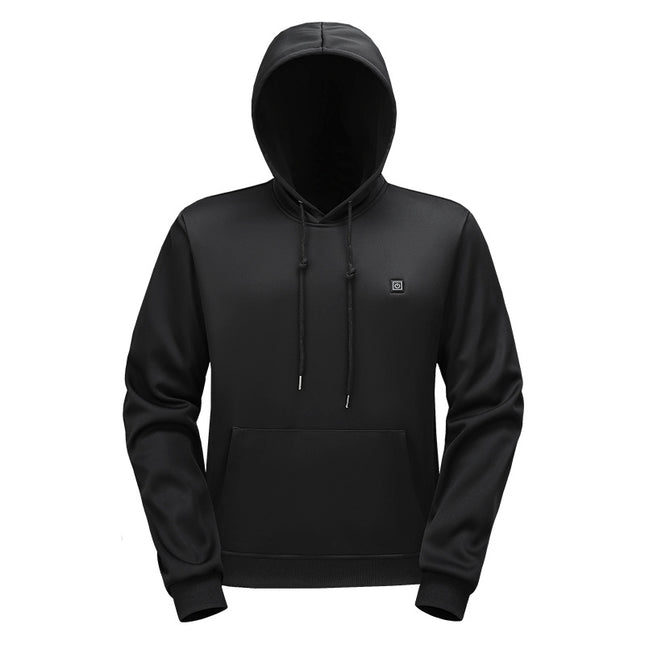 New Cross-Border Winter Smart USB Heated Thermal Sweatshirt Electric Heating Constant Temperature Single Control Five-Zone Hooded Couple Model