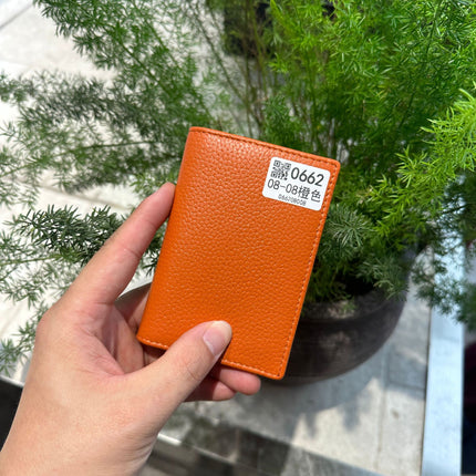 in stock Japanese classic high-rise leather business card bag head layer cowhide business large capacity Japanese business card bag wholesale