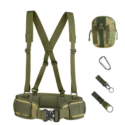 Cross-Border Cobra Buckle Tactical Waist Belt Set Outdoor Multi-Functional Nylon Quick-Release Belt Real-Life Cs Outer Belt