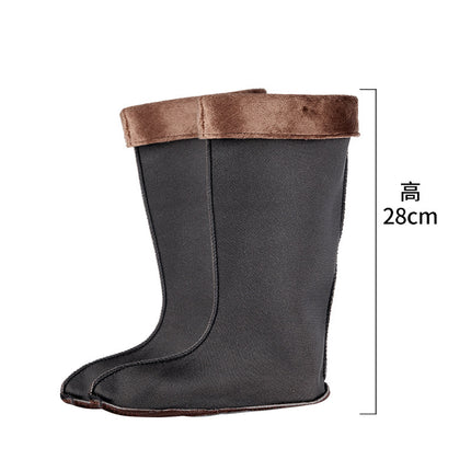 Winter rain boots fleece-lined inner cover warm liner thickened long fleece cover high fleece rain boots cotton cover plush socks cover