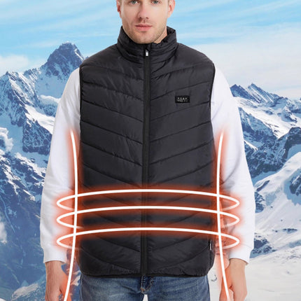New Smart Heating Vest Dual-Control Constant Temperature Warm Outdoor Heating Clothing for Men and Women, Cold-Proof and Warm Electric Heating Vest for Women