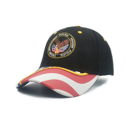 Men's baseball cap 3D embroidered peaked cap hat female outdoor sun hat sun protection hat Amazon cross-border hot sale