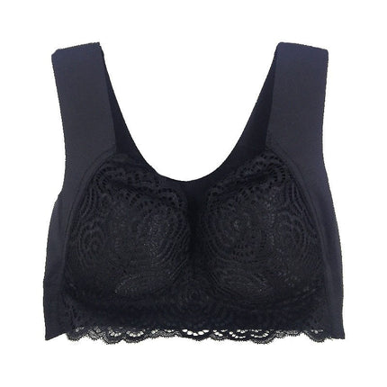 Thin Large-Size Foreign Trade Bra with Beautiful Back Design, Seamless Underwear for Plus-Size Women, Vest-Style Push-Up Bra That Makes Big Breasts Appear Smaller, Direct Sales