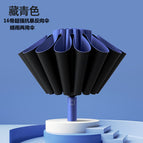 16-strand reverse umbrella sapphire blue