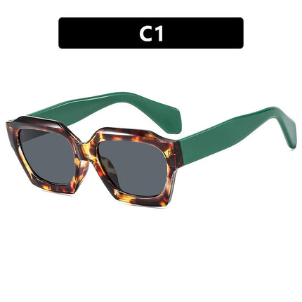 European and American 2024 New Polygonal Irregular Sunglasses Stylish Ins Trendy Modern Street Style Fashion Sunglasses