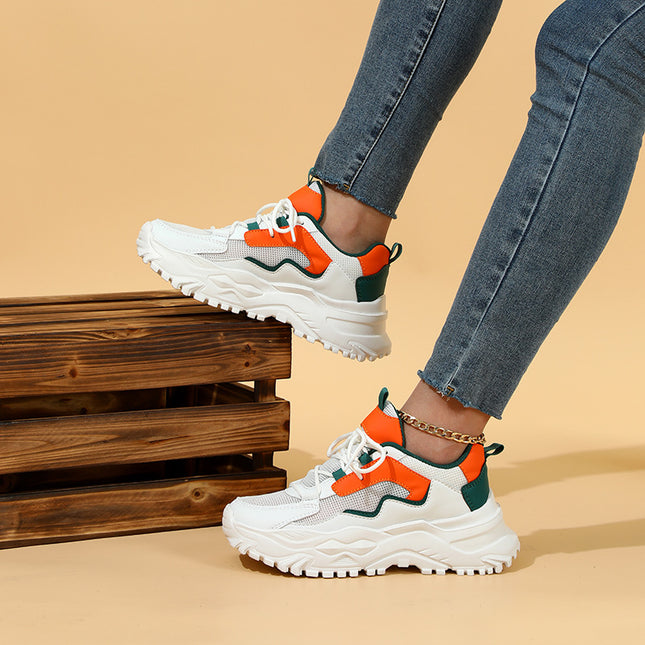 Korean-style Trendy Lovers Thick-soled Torre Shoes Breathable Comfortable Casual Sports Single-layer Shoes Fashionable All-match Outdoor Trendy Shoes