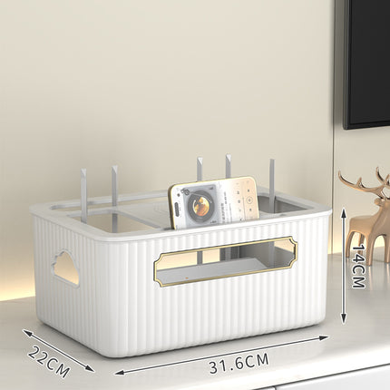Router wifi storage box TV set-top box storage rack socket wire arrangement desktop wireless light cat placement