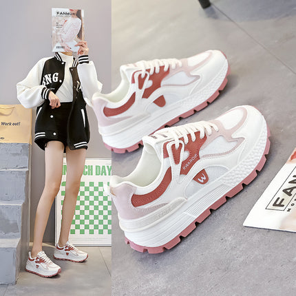 Women's Dad Sneakers That Make Feet Look Smaller, 2026 Spring New Trendy Street Style Height-Increasing Versatile Casual Sports Shoes Ad8802-1