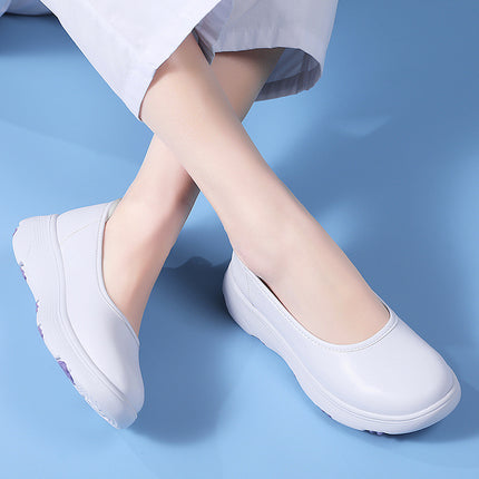 Ready Stock Nurse Shoes for Women, Summer Soft-Soled Breathable Slip-Ons That Don'T Tire Your Feet, Hospital Work Shoes, Black, Wholesale, Cross-Border Shipping