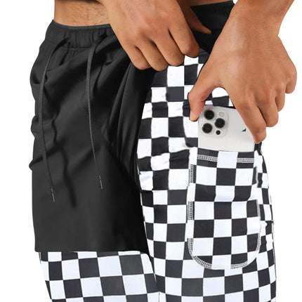 European Code Cross-border Men's Sports Leisure Shorts Track and Field Running Fitness Training Quick-drying Breathable Shorts Crazy Muscle
