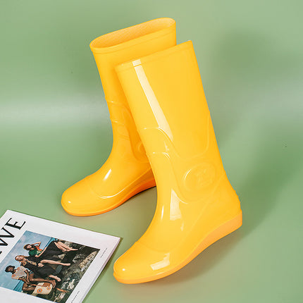 Special Rain Boots for Pig Farming, Anti-Stone and Debris Flats-Soled Anti-Slip High-Top Rain Boots for Men and Women, Special Water Shoes for Farms, Overshoes
