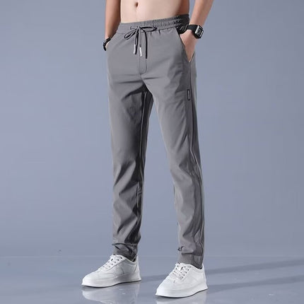 2025 New Straight Loose Summer Thin Dress Pants Slim Air Conditioning Sports Pants Loose Casual Long Trousers for Men