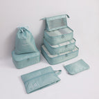 Korean blue eight-piece set