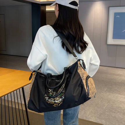 Internet Celebrity Travel Bag Women's Portable Korean Style Short-Distance Large-Capacity Luggage Bag Fitness Bag Trendy Lightweight Travel Bag Travel Bag