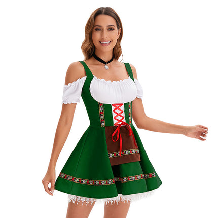 2024 European and American New German Beer Festival Girl Maid dress Stage Ball Performance Dress Carnival