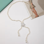 Five-pointed star pearl waist chain