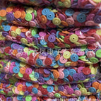 Mixed colors randomly / 59 spacers 12mm 0.5kg about 2000 pieces