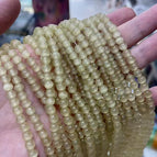4mm/about 98 pieces in a string / 25#Light tiger yellow