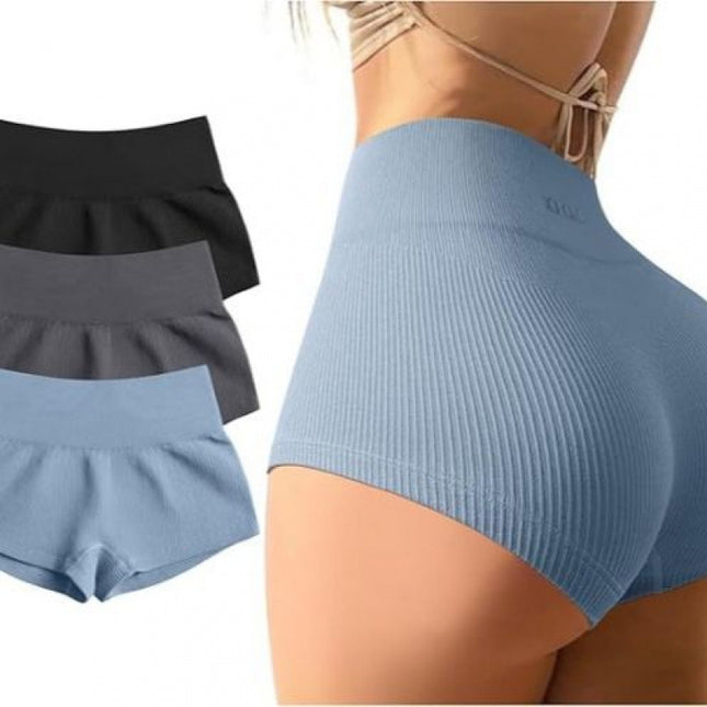 2025 Sexy Yoga Shorts High Waist Fitness Stretch Sports Seamless 2-Point Shorts Outer Wear Fitness Sports Shorts