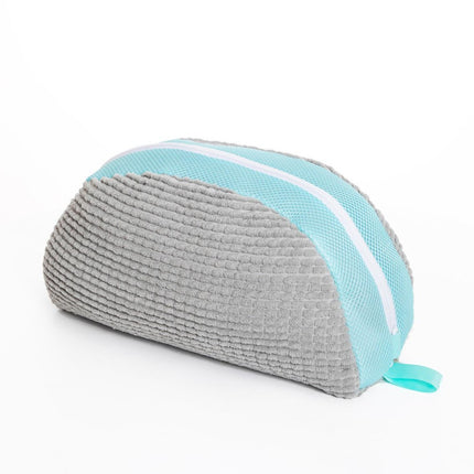 Cross-Border New Chenille Shoe Washing Bag Household Laundry Anti-Deformation Semi-Circular Portable Shoe Washing Artifact Laundry Bag