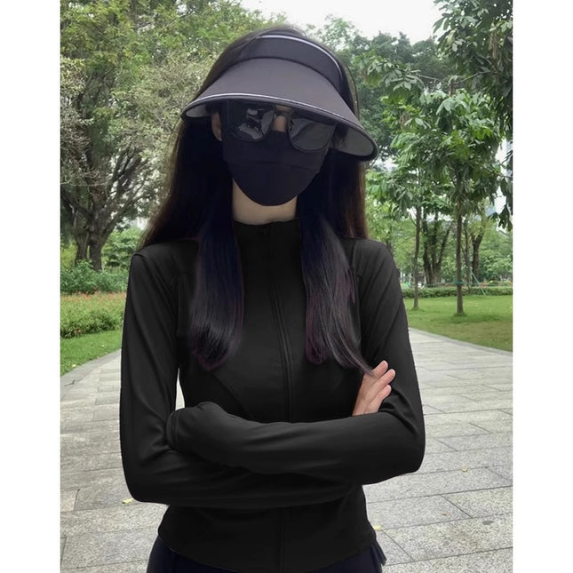 2026 New Summer Style Thin Sun Protection Clothing for Women, Breathable and Slim-Fitting Ice Silk Sun Protection Clothing, Cardigan Jacket, Uv Protection