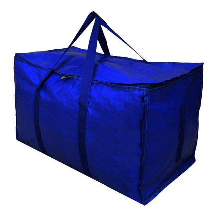 Cross-border pe portable transparent woven bag moving large capacity storage bag cotton quilt storage bag luggage bag packing bag