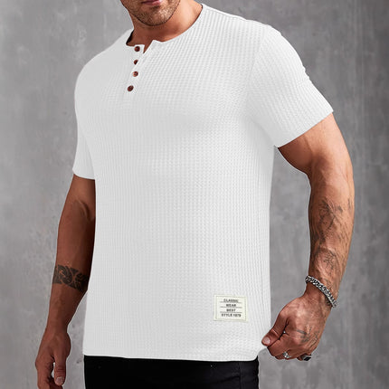 2025 New Summer Cross-Border Xiyin Amazon Aliexpress Round Neck Retro Pullover Elastic Breathable Short-Sleeved T-Shirt