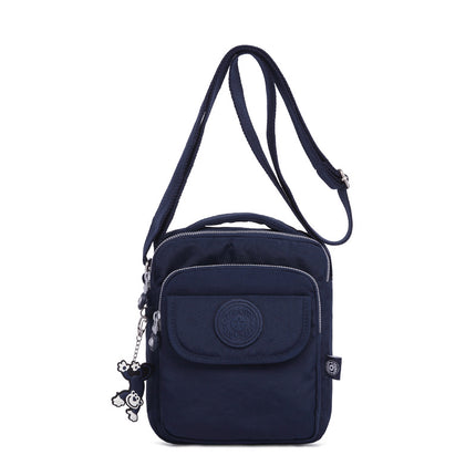 Tigaote Women's One-Shoulder Cross-Body Mini Square Bag, Fashionable and Versatile Nylon, Simple and Water-Repellent